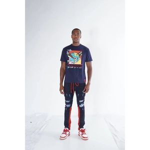 Frost Originals Jeans Mens 36 w/Contrast Stitching Adult Raw Indigo 36x32 #F1785